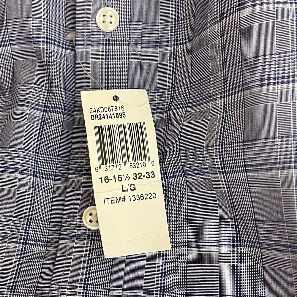 𝅺Tommy Hilfiger | Plaid Button Front Shirt Long Sleeve Regular Fit Wrinkle Free - Picture 7 of 9